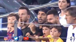 Hijo de Lionel Messi protagoniza efusiva celebración de un casi gol | VIDEO