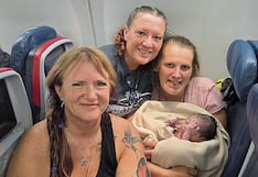 Mujer da a luz a su bebé en pleno vuelo y entre aplausos de los pasajeros