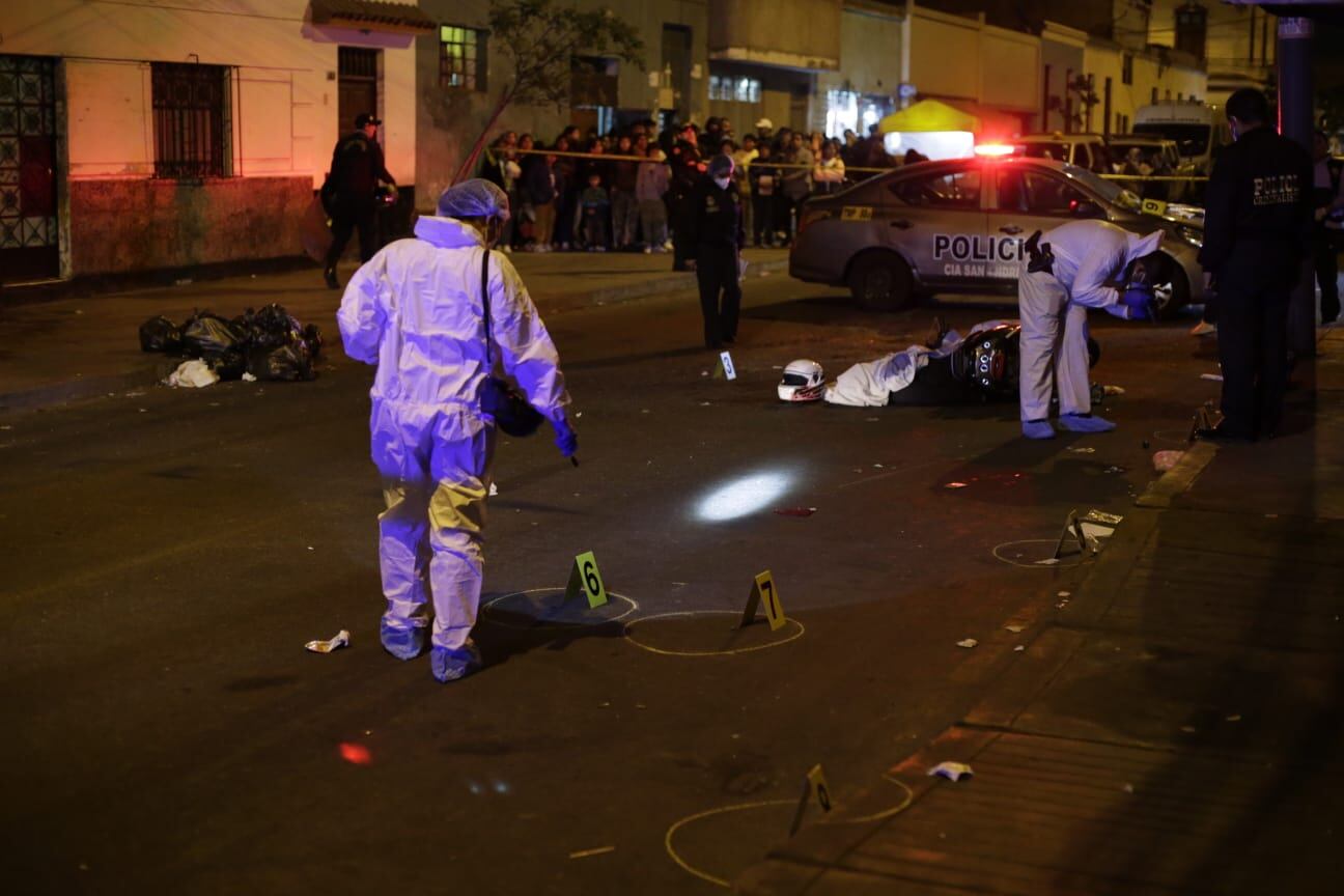 Peritos registraron la zona y el cadáver del ex recluso