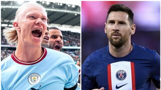 Guardiola aclara la diferencia que hay entre Messi y Haaland para hacer goles