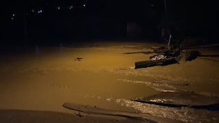 Reportan que río Utcubamba se desbordó a la medianoche y varios poblados corren peligro | VIDEO