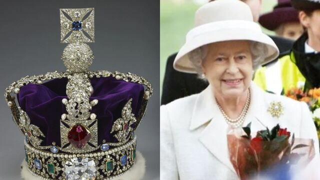 De oro y con muchas joyas: así es la corona que usó la reina Isabel II del Reino Unido