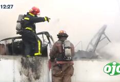 Bomberos controlaron incendio en tercer piso de vivienda en Bellavista