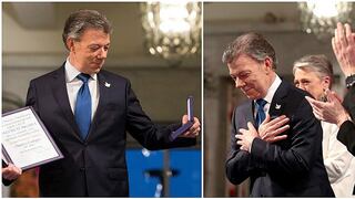 Juan Manuel Santos recibe Nobel de la Paz con emotiva dedicatoria a Colombia (FOTOS)