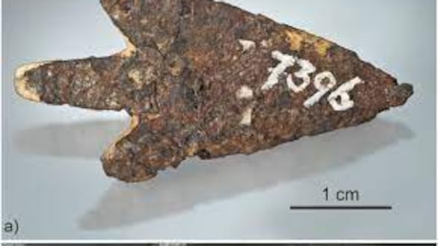 El hierro de un meteorito fue usado para fabricar una flecha hace 3 mil años, afirman investigadores