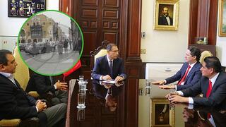 Daniel Salaverry y Martín Vizcarra se reúnen en Palacio de Gobierno (FOTOS Y VIDEO)