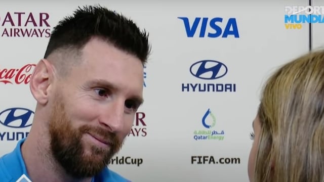 La efusiva entrevista de periodista de Argentina a Lionel Messi: “Atravesaste a cada uno de los argentinos”