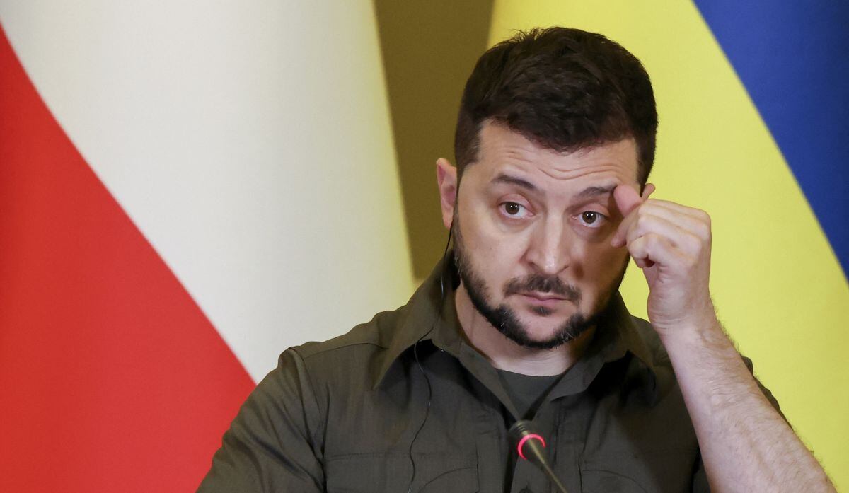 Presidente de Ucrania, Volodymyr Zelensky. (Foto: Ronaldo Schemidt/ AFP)