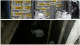 ​Gamarra: clausuran dos galerías por realizar sótanos sin autorización municipal (VIDEO)
