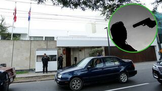 Marcas roban embajada de Tailandia en San Isidro a plena luz del día
