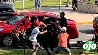 Limpiaparabrisas agredieron a serenos tras ser desalojados en Jesús María (VIDEO)