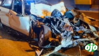Trágico accidente deja un muerto: Bus de transporte de público y auto impactan en la Panamericana Norte