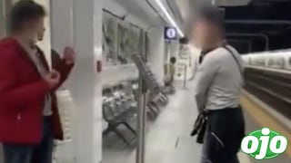 Hombre golpea a pareja gay por besarse en el Metro | VIDEO 