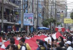 Empresarios de Gamarra se movilizaron hasta Palacio de Gobierno para exigir mayor seguridad