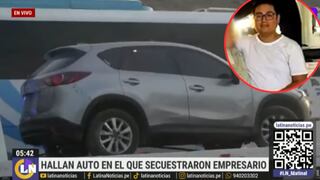 Policía ubica en Puente Piedra auto en que secuestraron a hombre en Los Olivos | VIDEO