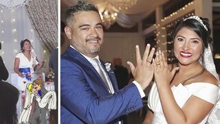 La ‘Chola Puca’ se casó: le dio el "Sí" al padre de su bebé (FOTOS y VIDEO)