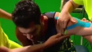 Guty Carrera se lesiona el brazo tras enfrentar a hermano de José Ron 
