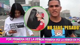 Anderson Santamaría explota contra reportero por grabarlo con Valeria Roggero│VIDEO