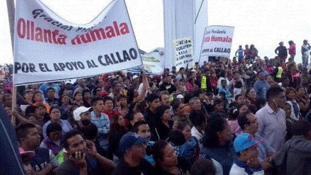 Callao: Bronca en inauguración 
de la avenida Costanera
