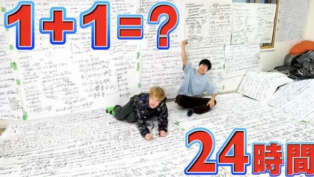 Fanáticos de la matemática pasan juntos 24 horas para resolver la complicada fórmula 1+1 | VIDEO