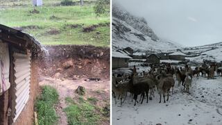 Se pronostica lluvia, granizo, nieve y descargas eléctricas en la Sierra de nuestro país según Senamhi