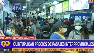 Terminales terrestres de Lima: cientos de personas esperan viajar antes del inicio de la cuarentena