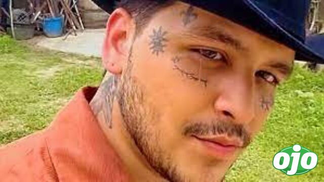 Christian Nodal borrará los tatuajes de su rostro por su bebé