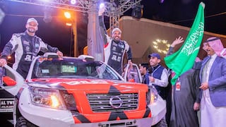 Dejó en alto el nombre del Perú: el piloto Ashley García gana la primera etapa del Rally Sudair 2022