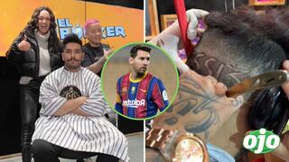 Rafael Cardozo decide raparse el nombre de Messi en la cabeza y usuarios lo trolean en redes 