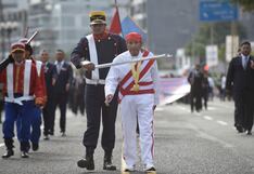 Con desfile, pescadores de Chorrillos rinden homenaje a José Olaya