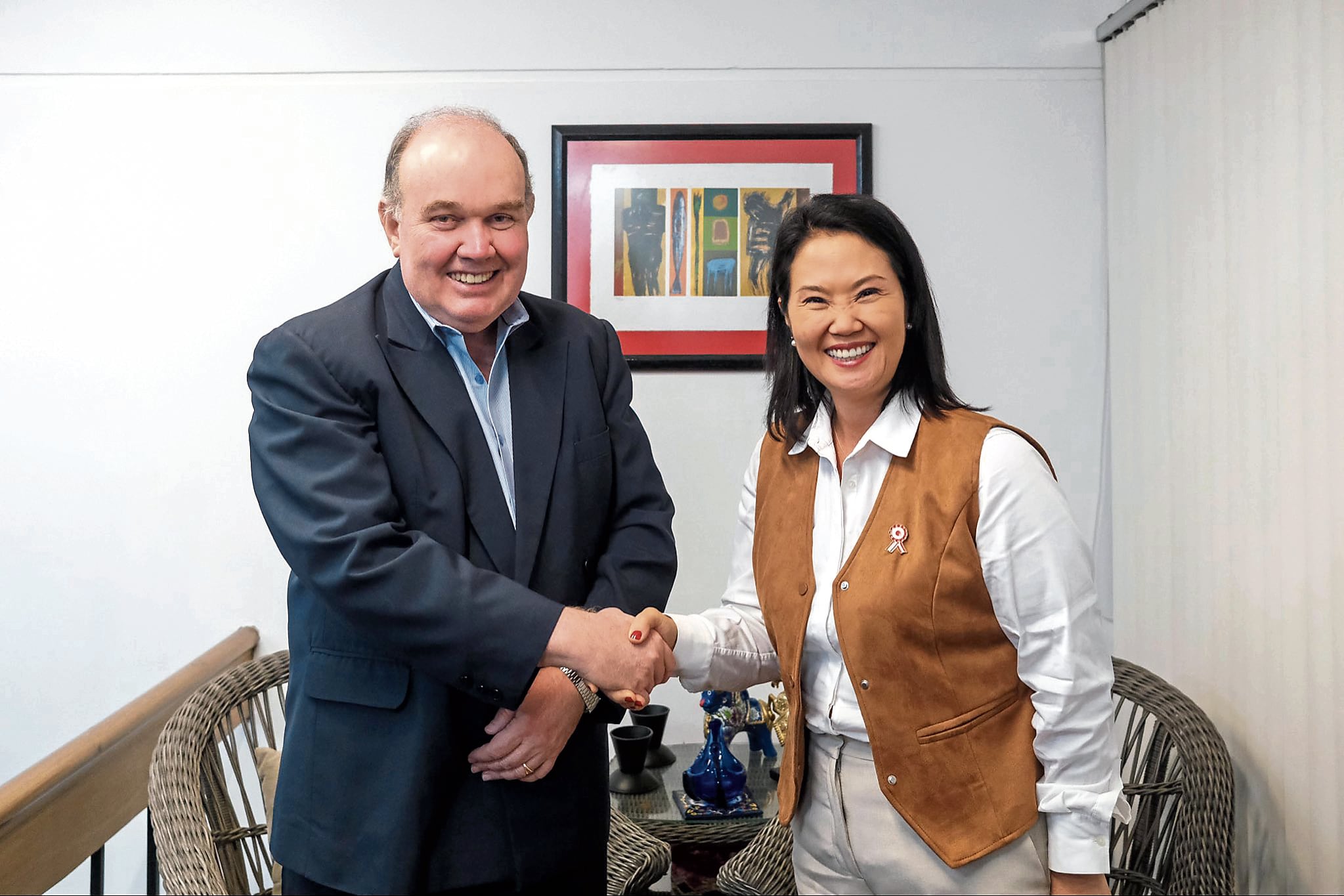 Rafael López Aliaga y Keiko Fujimori están muy cerca en sus ideas y orientación política.