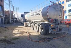 Huancayo: cisterna de 9 mil galones dotará de agua potable a población desabastecida