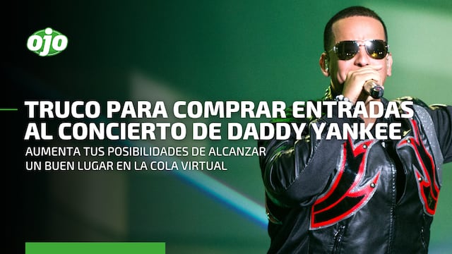 Daddy Yankee en Lima: sigue estos pasos para tener más posibilidades de comprar una entrada para el segundo concierto