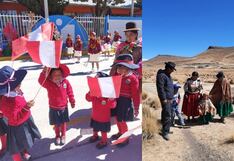 Niña llamada Perú vive en las alturas de Piscacoma, en Puno