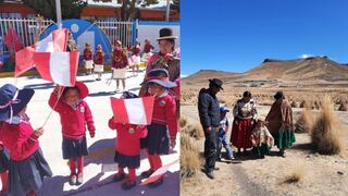 Niña llamada Perú vive en las alturas de Piscacoma, en Puno