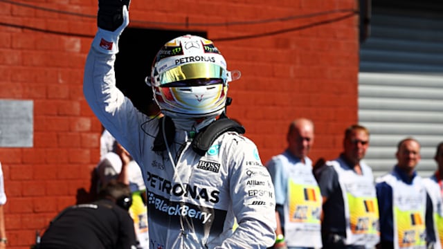 Lewis Hamilton logra en Bélgica su décima 'pole position' de este año