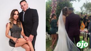 Olinda Castañeda le dio el sí a Christian Marcial: así lució la modelo en el día de su boda 