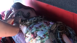 Usan serpientes para tratar a víctimas de abusos sexuales [VIDEO]    