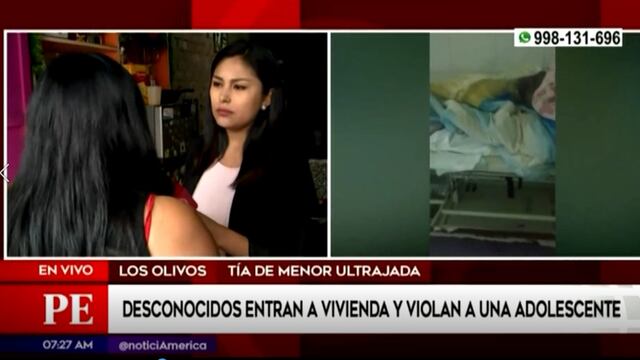 Sujetos ingresan a vivienda y abusan de adolescente de 15 años en Los Olivos | VIDEO 