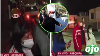 Esposa de Pedro Castillo no lo acompaña al debate presidencial y prefiere retirarse | VIDEO 