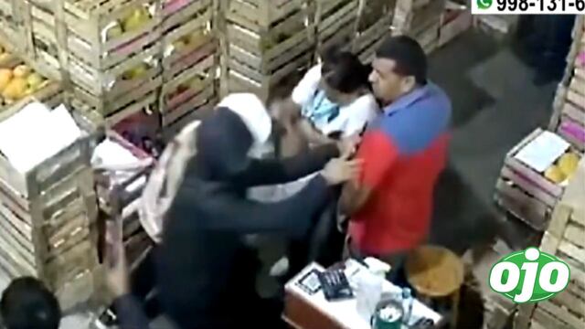 La Victoria: delincuentes armados asaltan a comerciantes de Mercado de Frutas (VIDEO)