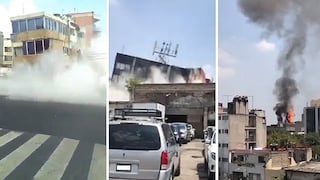Terremoto en México: videos muestran momentos de pánico y derrumbes tras terrible movimiento de 7.1