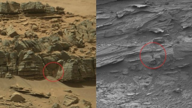 Facebook: Curiosity encontró una mujer en una cueva de Marte [VIDEO] 