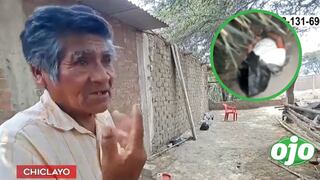 Delincuentes asaltan a ganadero y lo abandonan atado en un sembrío en Chiclayo (VIDEO)