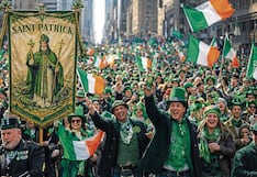 Calles en muchas partes del mundo se tiñen de verde por el Día de San Patricio