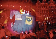 Caballo gigante sale a las calles en procesión inspirada en hecho histórico de 1549