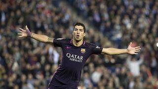 Barcelona, con doblete de Suárez, no falla y derrota 0-3 a Espanyol