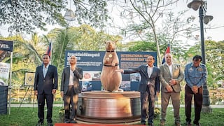 Rata gigante tiene estatua por su valentía para salvar a cientos de vidas humanas