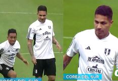 Christian Cueva se burla de Paolo Guerrero en entrenamiento: “Avísame si estás cansado”