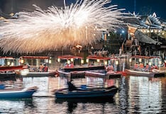Chinos lanzan impresionantes fuegos artificiales de hierro fundido